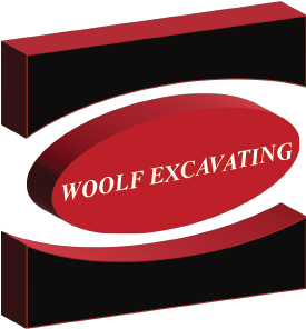 Woolf Excavating emblem